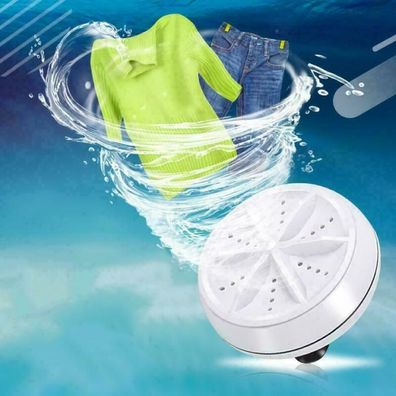 Mini Waschen Waschmaschine Waschmaschine Tragbare Rotierende-Ultraschall-Tu K2V4