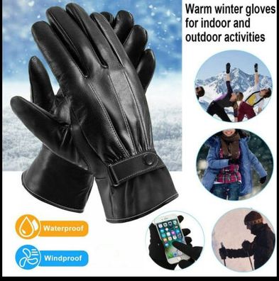 Winter Handschuhe Damen Herren Thermo Warme Windproof Touchscreen Wasserdicht Mm