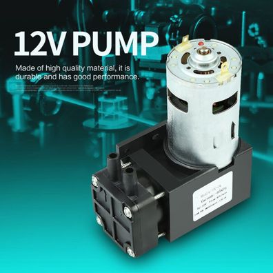 Mini Vakuumpumpe Dc 12V 40L/ Min Unterdruck Saugpumpe Micro-Pump Mit Halter De