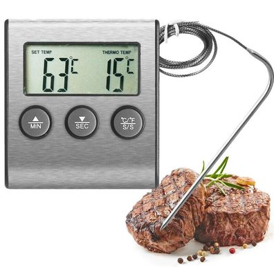 Bbq Grill Smoker Digital Funk Thermometer Grillthermometer Fleischthermometer