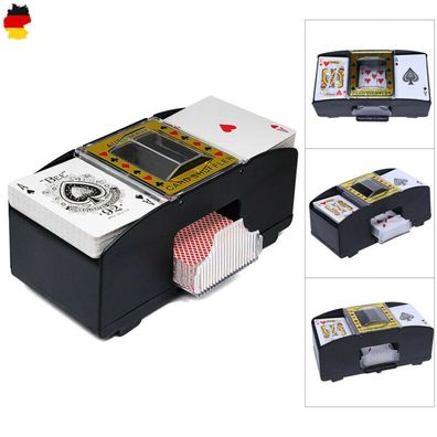 Automatische Kartenmischmaschine 2 Decks Kartenmischgeraet Poker Mischmaschine
