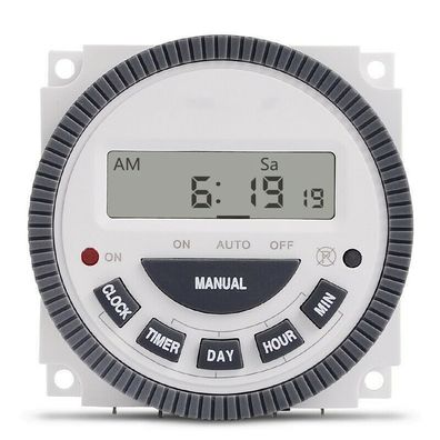 Digital Zeitschalter Timer Switch Zeitrelais 12 V Dc/ Ac 16 Ein/ Aus Controller