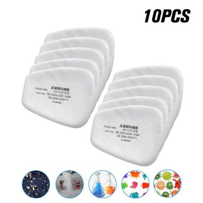 10Pc 5N11 Cotton Filter Safety Protect Replacement For 6200 6800 7502 Respirator