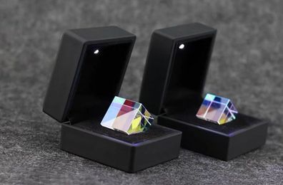 Mode Glasprisma Dichroitischer Licht Wurfel Cube Optisch Prisma Dichroic 25 * 25Mm