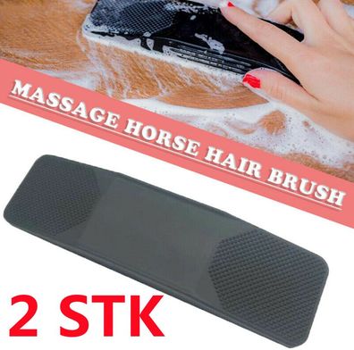 2 Stk Shedding Growing Massage Pinsel Pferd Haarkaemme Haustier Pferd Grooming
