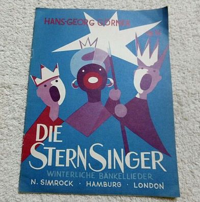 Hans-Georg-Görner "Die Stern Singer" Winterliche Bänkellieder - Noten - X-MAS