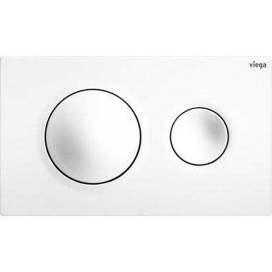 Viega WC Betätigungsplatte Visign for Style 20 8610.1 aus Kunststoff in weiß alpin