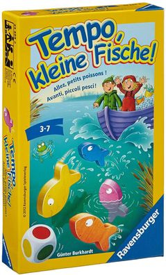 Ravensburger 23334 - Tempo Kleine Fische Brettspiel Kinderspiel Reisespiel