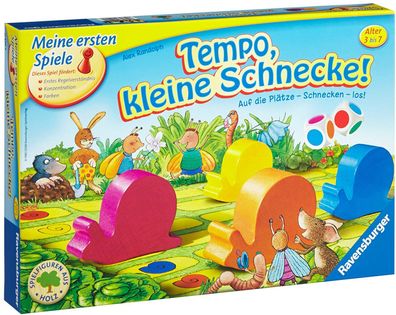 Ravensburger 21420 - Meine Ersten Spiele Tempo Kleine Schnecke Kinderspiel Ab 3
