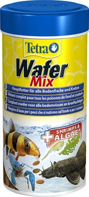 Tetra Wafer Mix Premium Hauptfutter Spirulina-Algen Bodenfische Krebse 250 ml