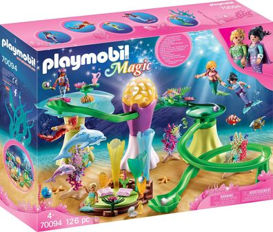 Playmobil 70094 Magic Korallenpavillon mit Leuchtkuppel Spielset mit Zubehör