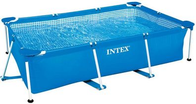 Intex 28271 Rectangular Frame Pool PVC-Aufstellpool Garten 260 x 160 x 65 cm