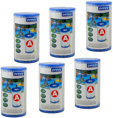 Intex 29000 Filterkartusche Wasserfilter Typ A für Filterpumpen Pool 6er Pack