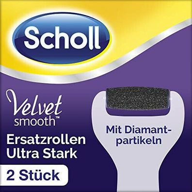 Scholl Velvet Smooth Ersatzrollen Ultra Stark Hornhautentferner 2er Pack