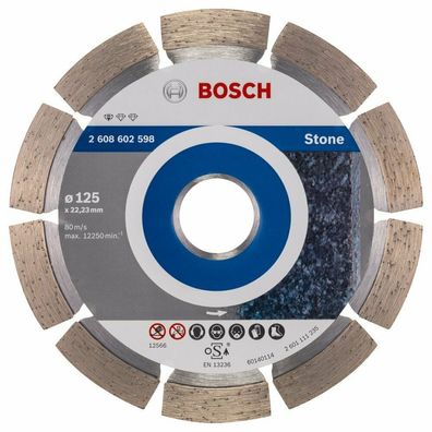 Bosch 2608602598 Professional Pro Diamanttrennscheibe Granit Naturstein Ø 125 mm