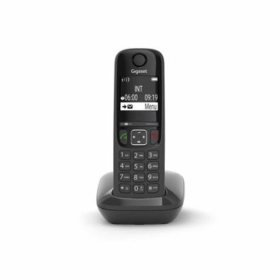 Gigaset AS690 Festnetz Schnurlostelefon DECT-Telefon Freisprechfunktion schwarz
