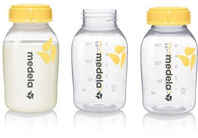Medela Babyflaschen Flaschen-Set Muttermilchflaschen BPA-frei 150 ml 3er Pack