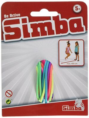 Simba 107302096 Gummi-Twist Hüpfgummi Länge 400 cm Kinderspiel Hüpfspiele