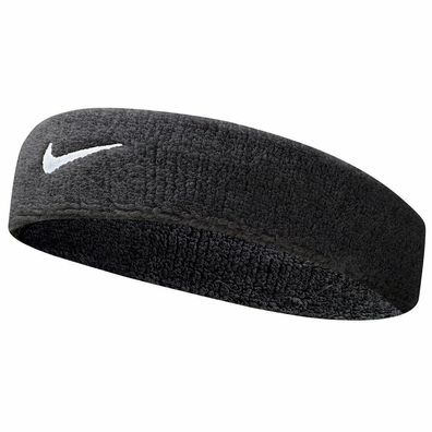 Nike Unisex Stirnband Swoosh Headband Atmungsaktiv Einheitsgröße schwarz