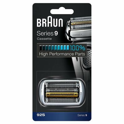 Braun Series 9 Elektrorasierer Ersatzscherteil 92S Premium Qualität silber