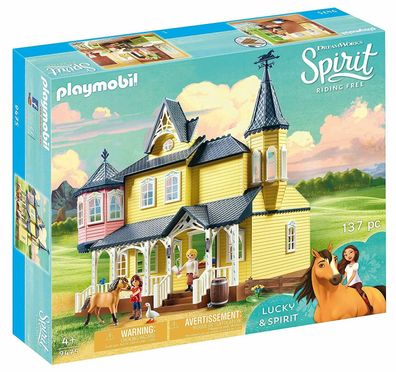 Playmobil Spirit 9475 Luckys glückliches Zuhause Spielzeug Spielset mit Zubehör