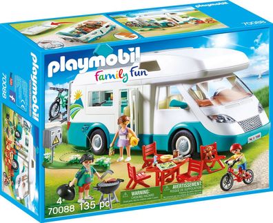 Playmobil Family Fun 70088 Familien-Wohnmobil 3 Figuren mit viel Zubehör
