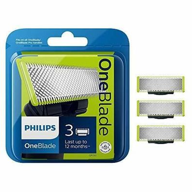Philips QP230/50 OneBlade Ersatzklingen Trimmen Stylen Rasieren 3er Pack