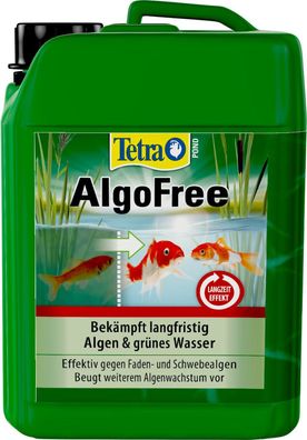 Tetra Pond AlgoFree gegen Algen und grünes Wasser im Gartenteich 3 Liter