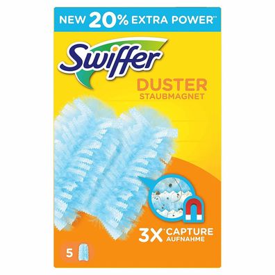 Swiffer Duster Staubmagnet Tücher für Allergiker geeignet 5 x 5 Stück 5er Pack