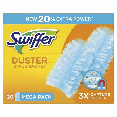 Swiffer Duster Staubmagnet Tücher für Allergiker geeignet 3 x 20 Stück 3er Pack