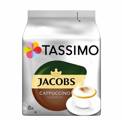 Tassimo Jacobs Cappuccino Classico Kaffee 40 Kapseln 5 x 260 g 5er Pack