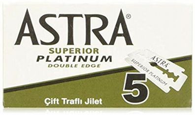 Astra Superior Platinum Double Edge 100 Rasierklingen 20 x 5 Stück 5er Pack