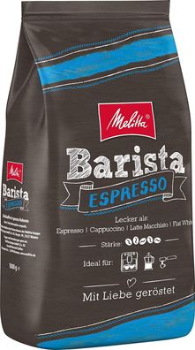Melitta Barista Espresso Bohne Kaffeebohnen für Vollautomaten 1 kg 1er Pack
