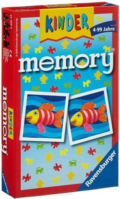 Ravensburger 23103 Kinder Memory 24 Bildpaare Mitbringspiel Gedächtnisspiel