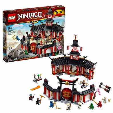LEGO Ninjago 70670 Kloster des Spinjitzu 8 Minifiguren Konstruktionsspielzeug