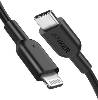 Anker Powerline II USB-C auf Lightning-Kabel 90 cm Power Delivery iPhone Schwarz