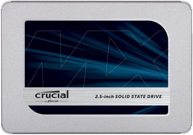Crucial MX500 CT500MX500SSD1Z 500GB 3D NAND AES SATA 2,5 Zoll Internes SSD