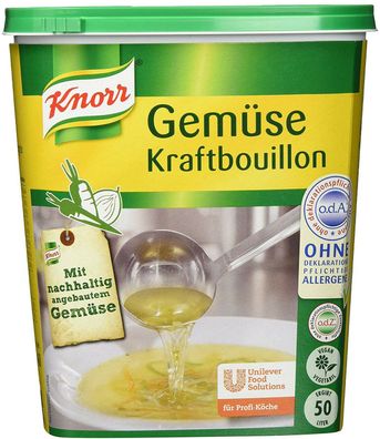 Knorr Gemüse Kraftbouillon lösliche Gemüsebrühe Gemüsebouillon 1kg 1er Pack