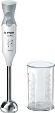 Bosch MSM66110 ErgoMixx Stabmixer 600 W Edelstahl-Mixfuß Turbo-Taste weiß grau