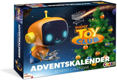 Craze 20289 Adventskalender Super Toy Club Spielzeugkalender Wissen Kinder