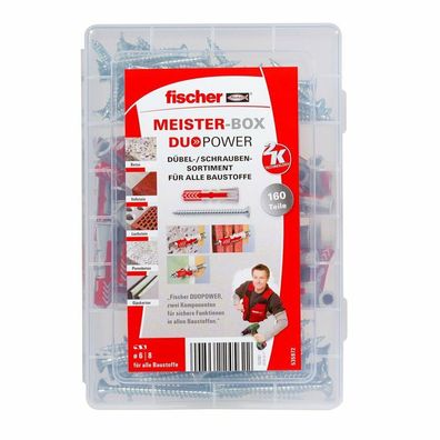 Fischer Meister-box Duopower 160 Universaldübel Schrauben Dübelbox Dübelkiste