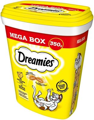 Dreamies Katzensnacks Katzenleckerli mit Käse MegaBox 2 x 350 g 2er Pack