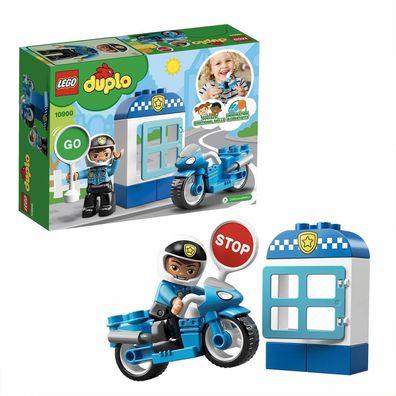 LEGO DUPLO 10900 Polizeimotorrad Ergänzungsset Spielzeug Spielset Motorik