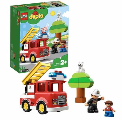 LEGO DUPLO 10901 Feuerwehrauto Ergänzungsset Figuren Spielzeug Spielset Motorik