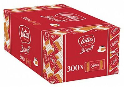 Lotus Biscoff Karamellgebäck Einzeln verpackt Büro Kaffee Vegan 1875g 300er Pack