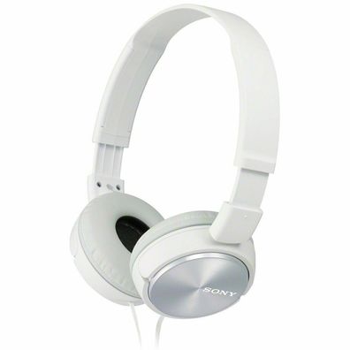 Sony MDR-ZX310W Lifestyle Over-Ear Kopfhörer faltbares Design 30mm Treiber weiß