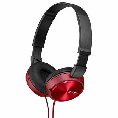 Sony MDRZX310R Lifestyle Over-Ear Kopfhörer faltbares Design 30mm Treiber rot
