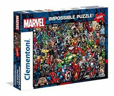 Clementoni 39411 Marvel Impossible Premium Puzzle 1000 Teile Legemaß 69 x 50 cm