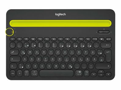 Logitech K480 kabellose Bluetooth-Tastatur Computer Tablet Smartphone schwarz