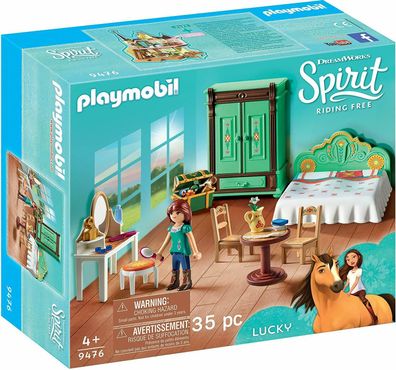 Playmobil Spirit 9476 Luckys Schlafzimmer Ergänzungsset Spielset Pferde Figuren